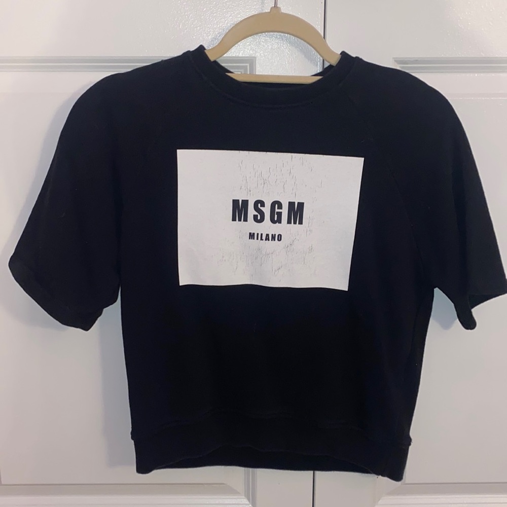 MSGM kids short sleeve sweatshirt